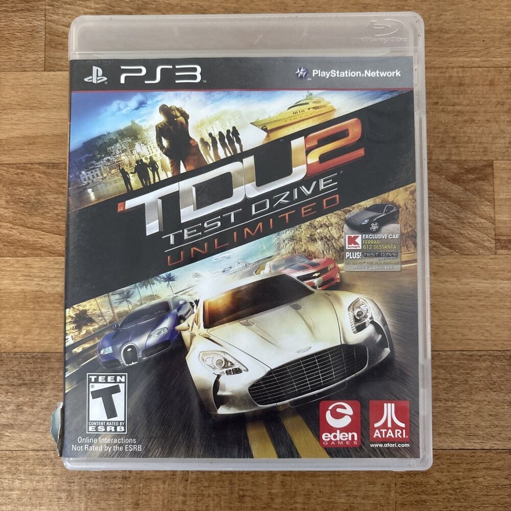 Test Drive Unlimited 2 Kmart Exclusive PlayStation 3 PS3